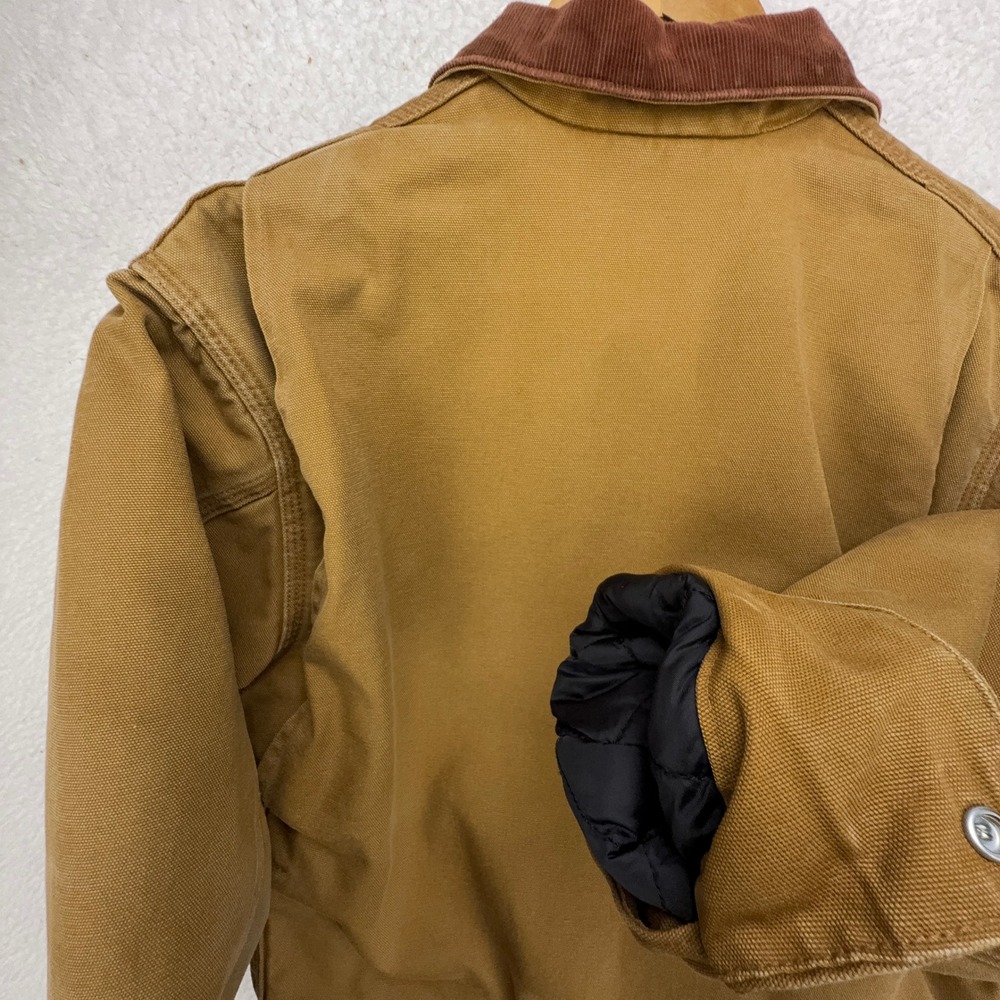 Carhartt Detroit Jacket Blanket Lined Mens Large 42 J01 BRN‎ Brown - Picture 12 of 16